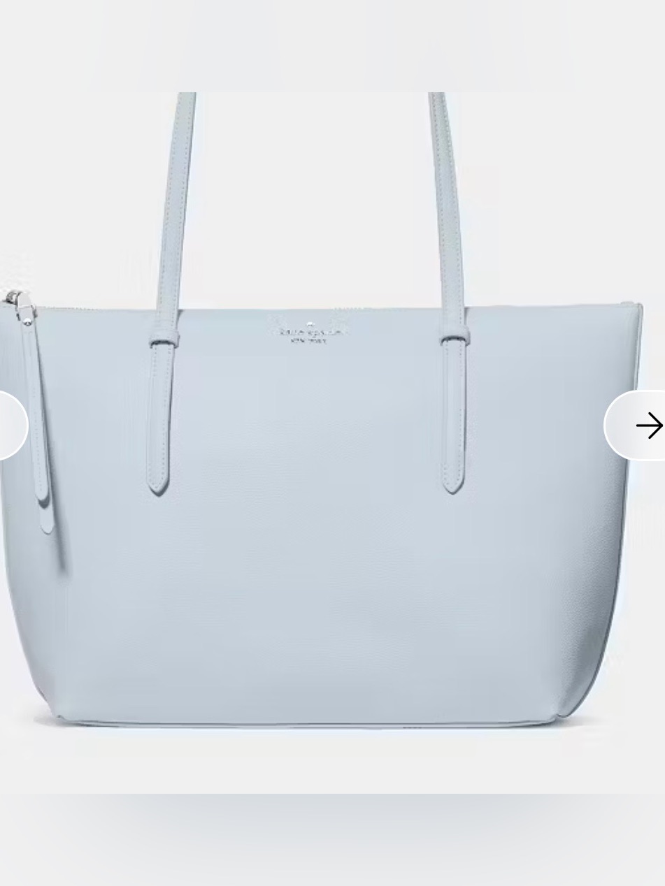Nwt Kate Spade All Day Tote In Pale Blue Sapphire. Steal!!